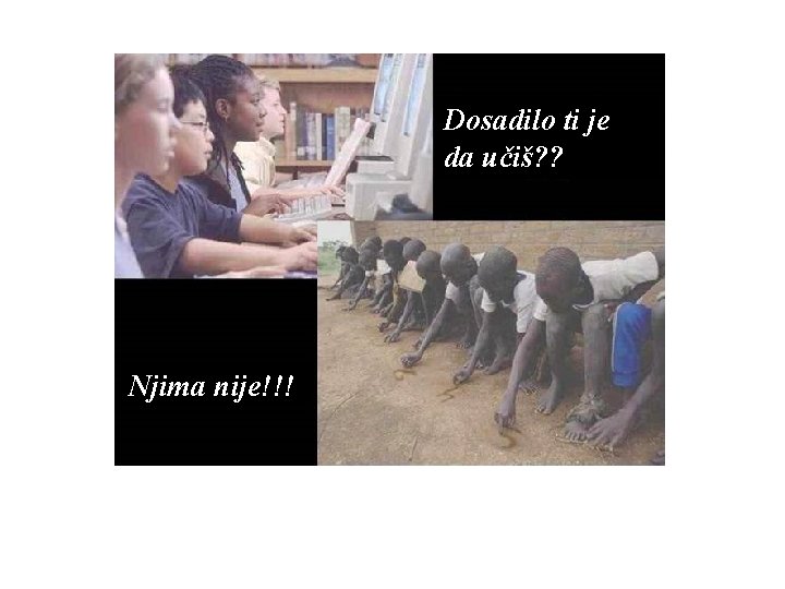 Dosadilo ti je da učiš? ? Njima nije!!! 