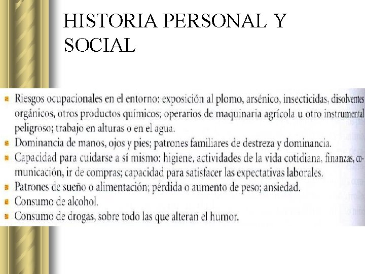 HISTORIA PERSONAL Y SOCIAL 