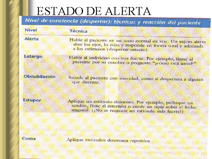 ESTADO DE ALERTA 