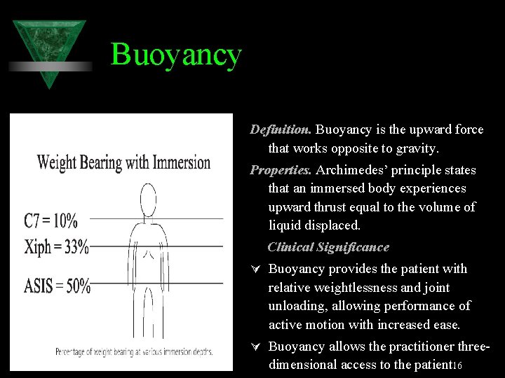 Buoyancy Definition. Buoyancy is the upward force that works opposite to gravity. Properties. Archimedes’