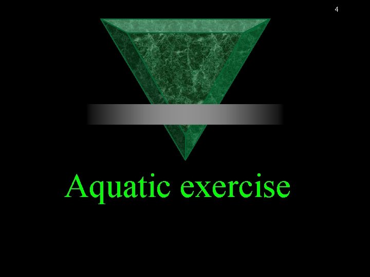 4 Aquatic exercise 