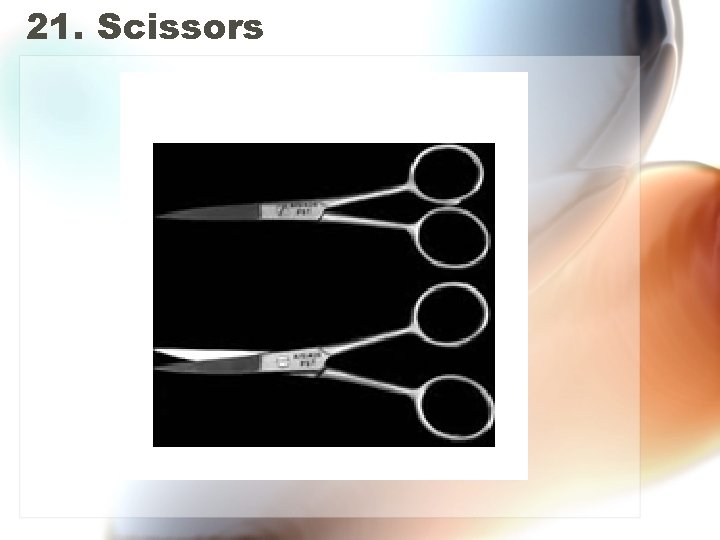 21. Scissors 