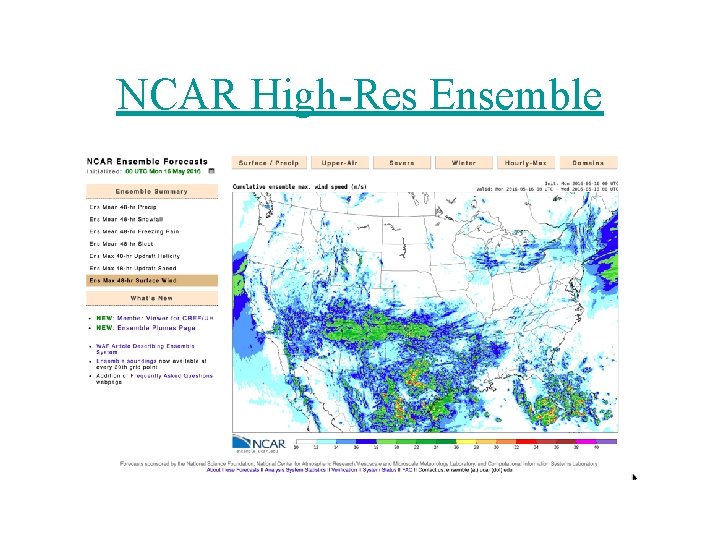 NCAR High-Res Ensemble 