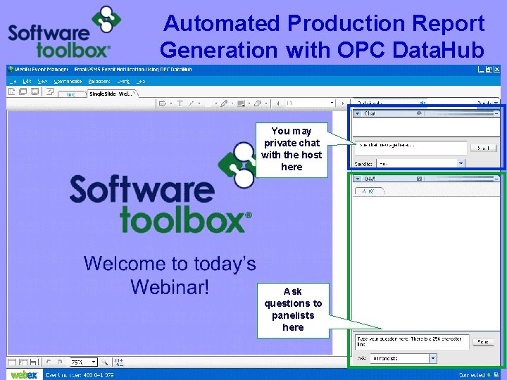 Automated Production Report Generation with OPC Data. Hub You may private chat with the