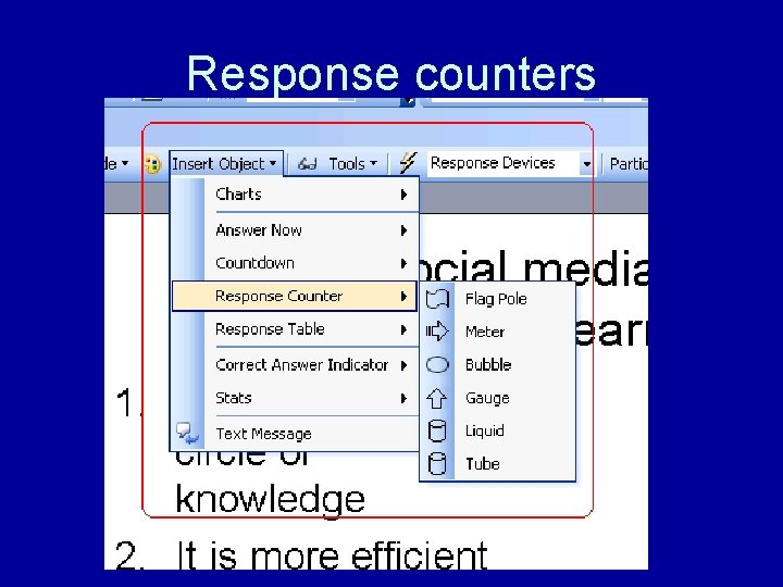 Response counters 