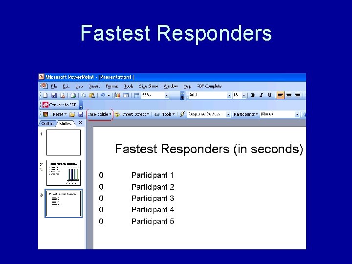 Fastest Responders 