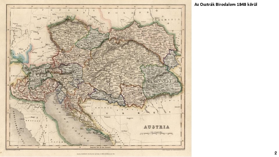 Az Osztrák Birodalom 1848 körül 2 