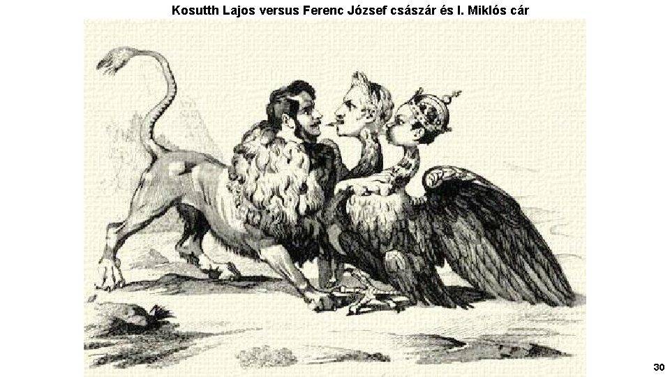 Kosutth Lajos versus Ferenc József császár és I. Miklós cár 30 