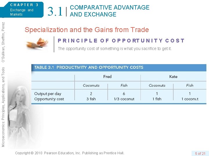 6/e. 3. 1 COMPARATIVE ADVANTAGE AND EXCHANGE Specialization and the Gains from Trade P