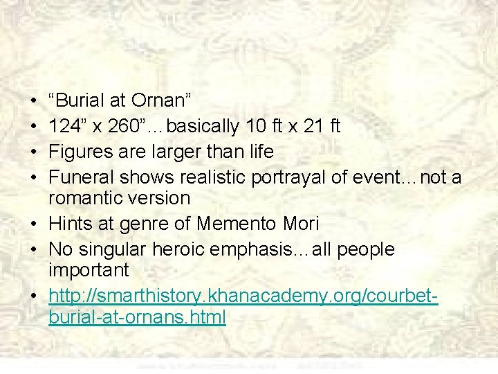  • • “Burial at Ornan” 124” x 260”…basically 10 ft x 21 ft