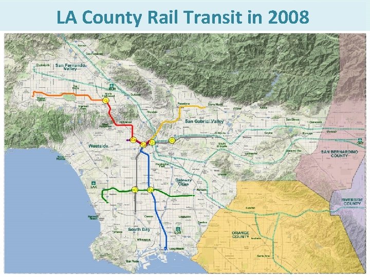 LA County Rail Transit in 2008 