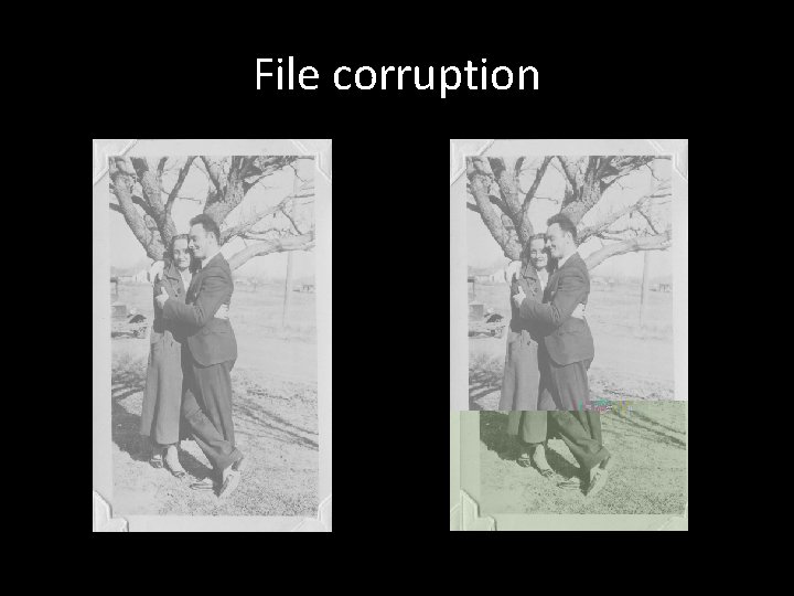 File corruption 