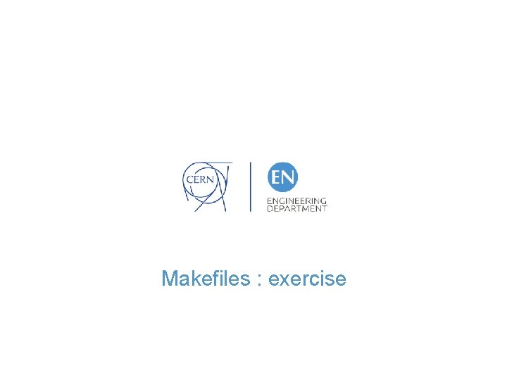 Makefiles : exercise 