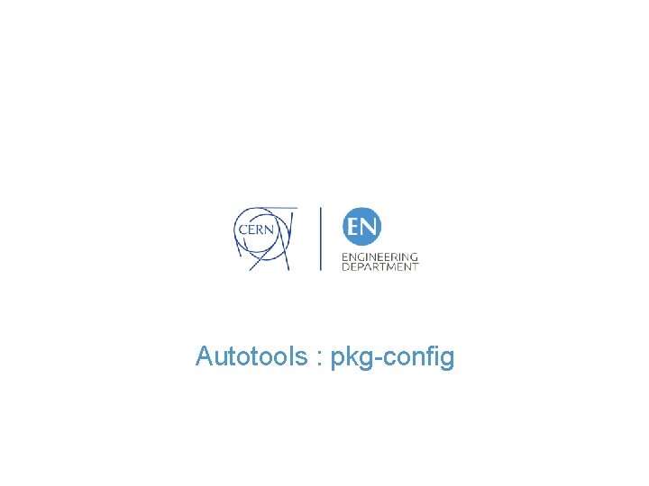 Autotools : pkg-config 