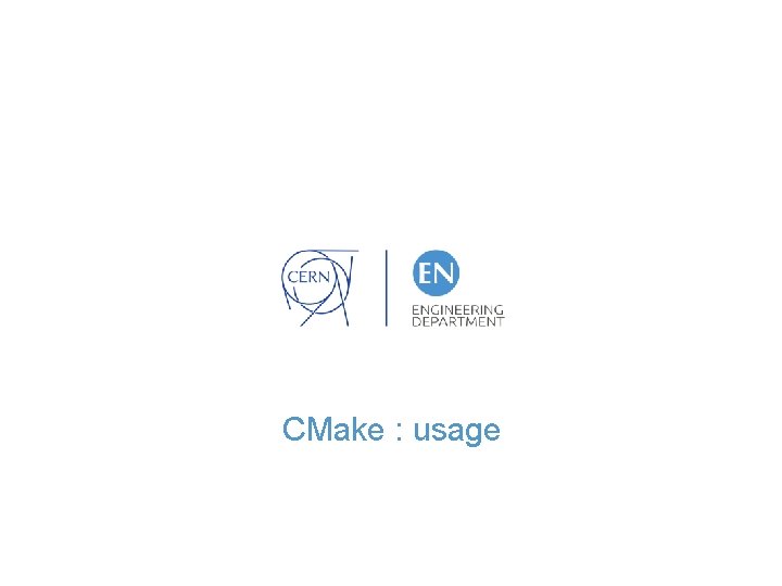 CMake : usage 