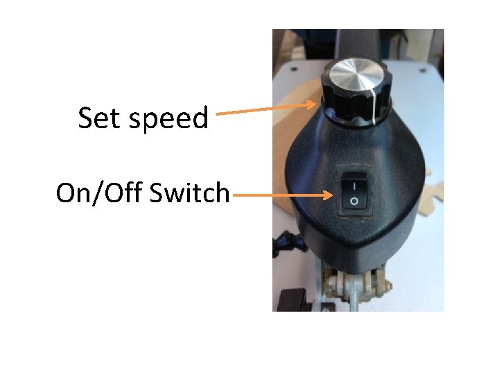 Set speed On/Off Switch 