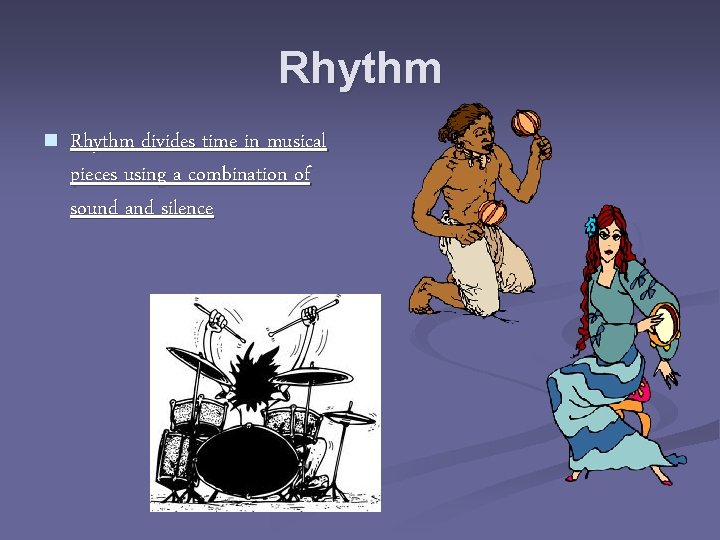 Rhythm n Rhythm divides time in musical pieces using a combination of sound and