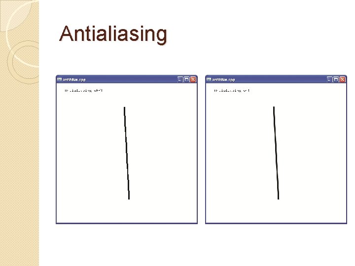 Antialiasing 