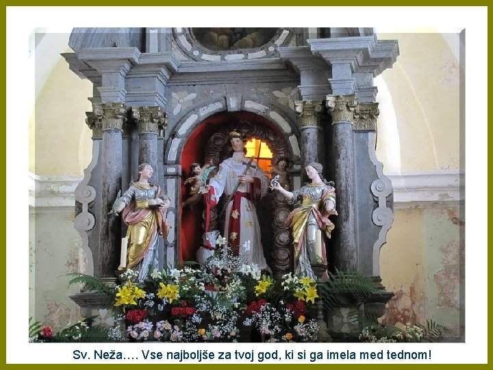 Sv. Neža…. Vse najboljše za tvoj god, ki si ga imela med tednom! 