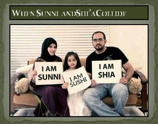 WHEN SUNNI ANDSHI’ACOLLIDE 