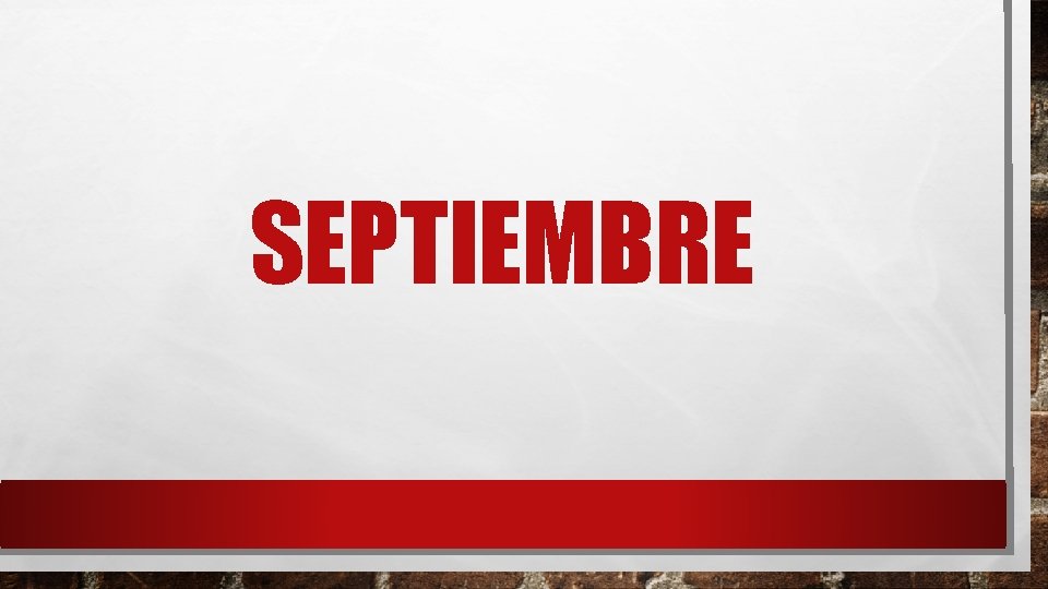 SEPTIEMBRE 