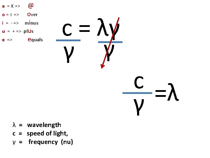 a = X => o = ÷ => i = - => u =