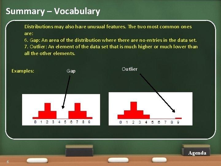 Summary – Vocabulary Distributions may also have unusual features. The two most common ones Summary – Vocabulary Distributions may also have unusual features. The two most common ones