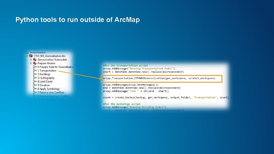 Python tools to run outside of Arc. Map 