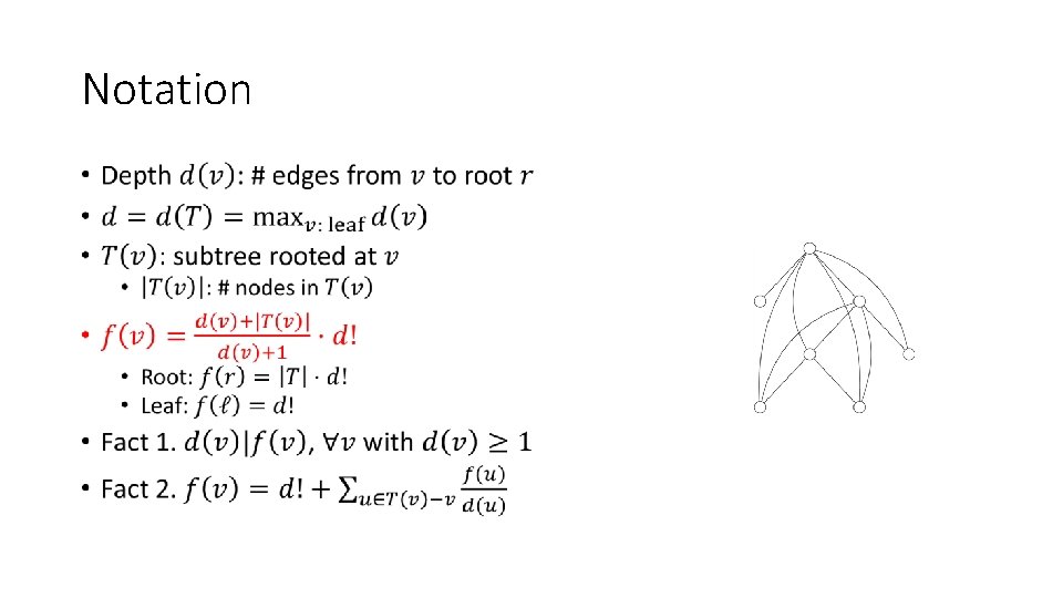 Notation • Notation •