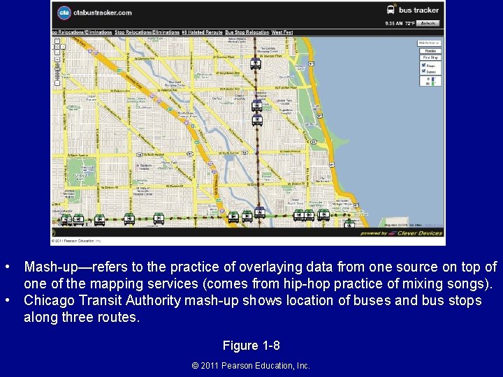  • Mash-up—refers to the practice of overlaying data from one source on top