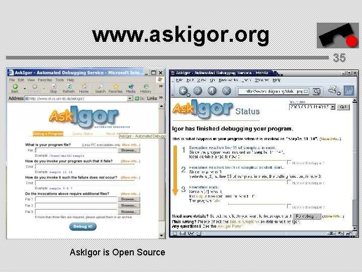 www. askigor. org 35 Ask. Igor is Open Source 