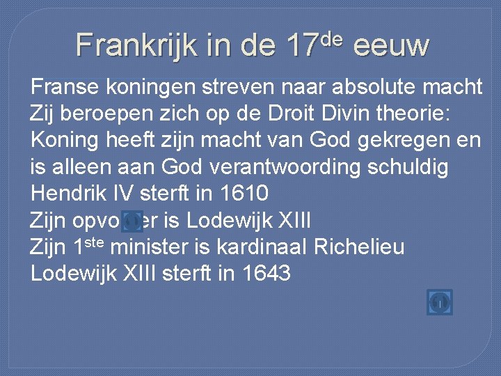 Absolutisme Frankrijk in de de 16 eeuw Godsdienstoorlog