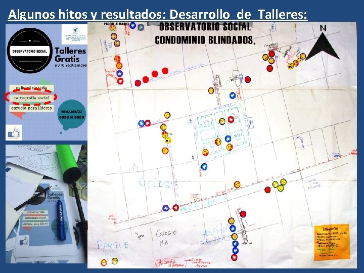 Algunos hitos y resultados: Desarrollo de Talleres: Algunos hitos y resultados: Desarrollo de Talleres: