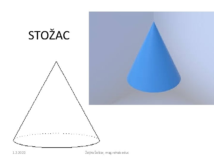 STOŽAC 1. 2. 2022. Željka Šoštar, mag. rehab. educ 