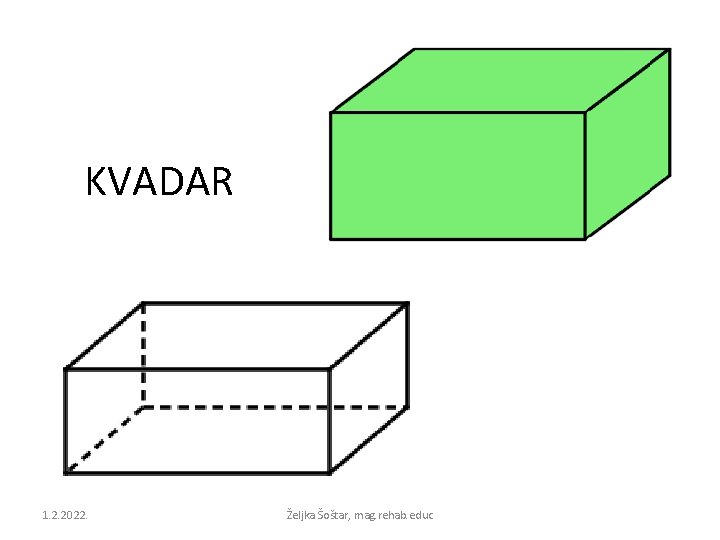 KVADAR 1. 2. 2022. Željka Šoštar, mag. rehab. educ 