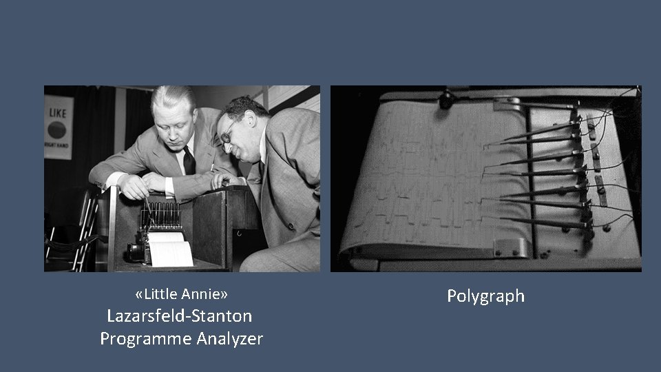 «Little Annie» Lazarsfeld-Stanton Programme Analyzer Polygraph 
