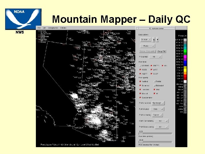 NOAA NWS Mountain Mapper – Daily QC 