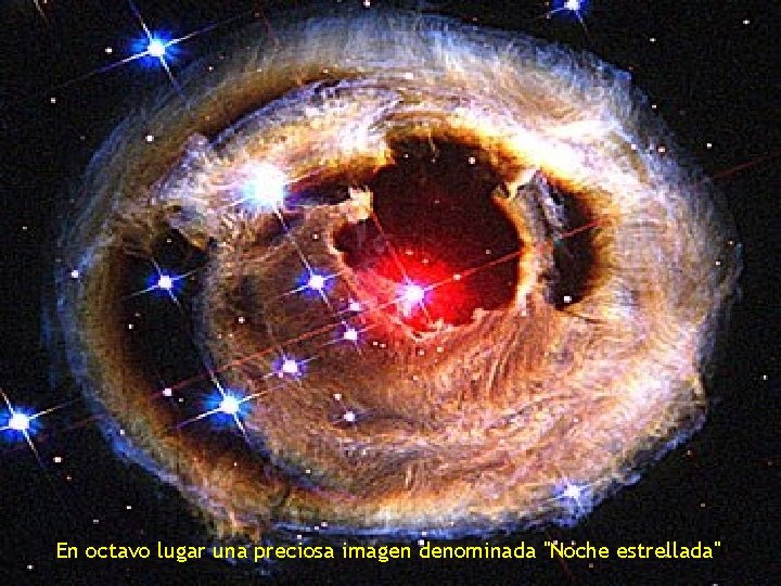 En octavo lugar una preciosa imagen denominada "Noche estrellada" 