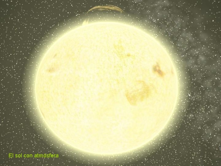 El sol con atmósfera 