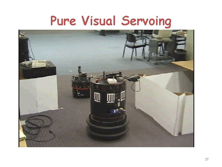 Pure Visual Servoing 27 