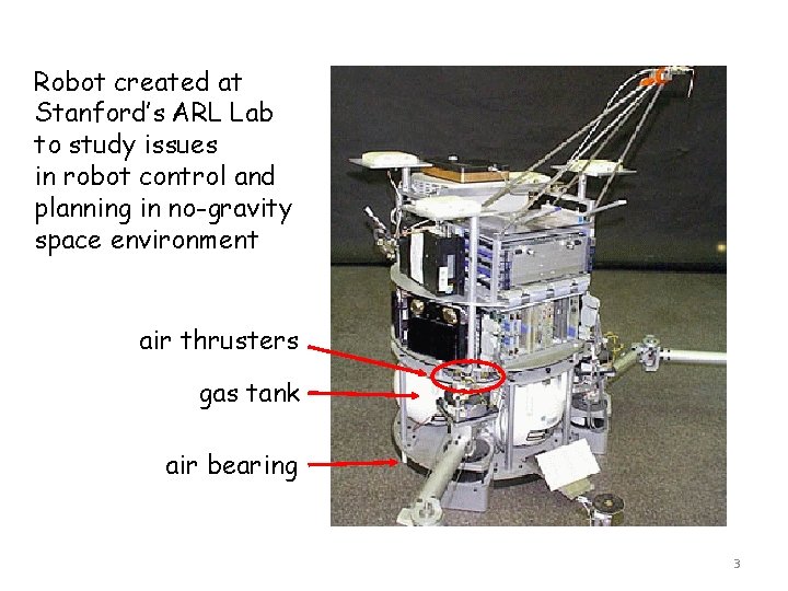 Robot created at Stanford’s ARL Lab to study issues in robot control and planning