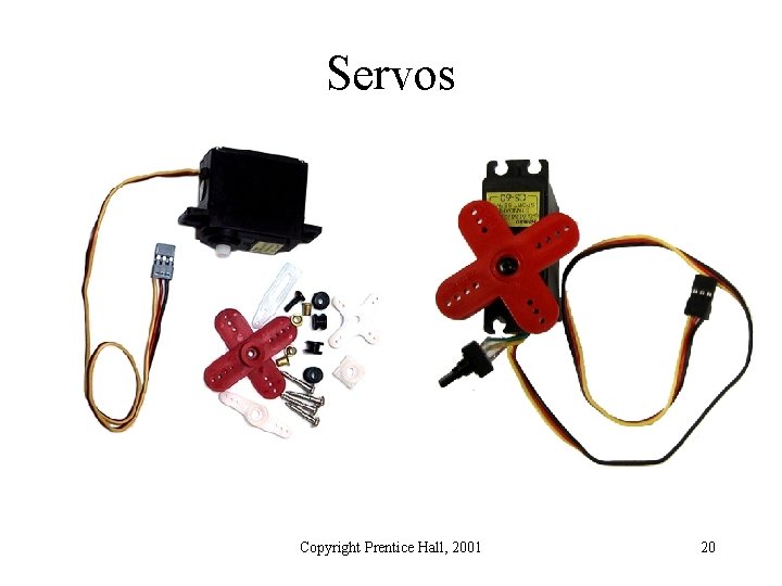 Servos Copyright Prentice Hall, 2001 20 