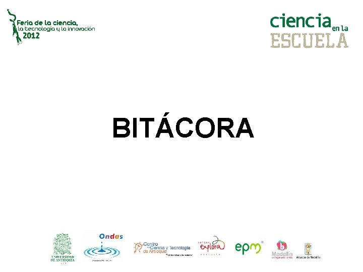 BITÁCORA 