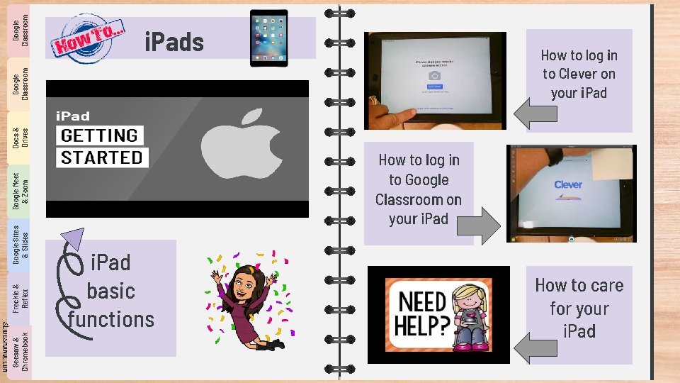 How to log in to Clever on your i. Pad Docs & Drives Google