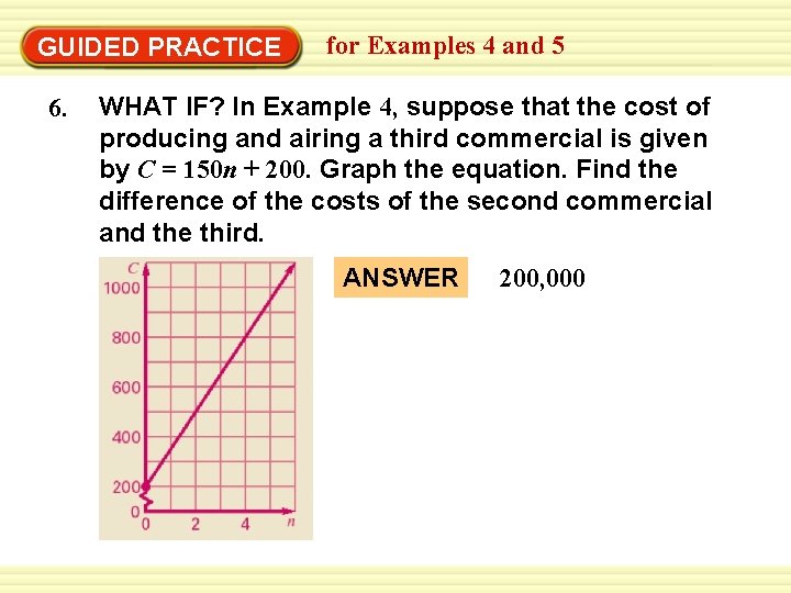 EXAMPLE 5 for Examples Identify parallel lines 4 and 5 GUIDED PRACTICE 6. WHAT