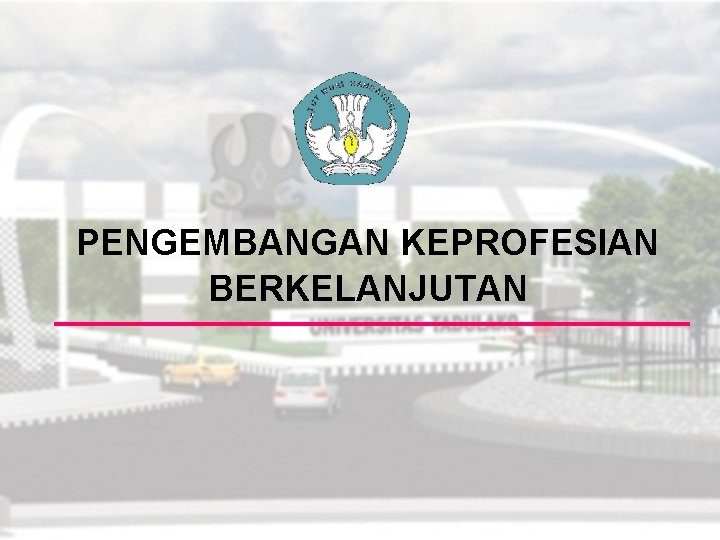 PENGEMBANGAN KEPROFESIAN BERKELANJUTAN 