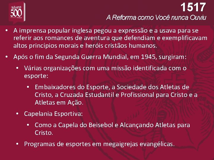 1517 A Reforma como Você nunca Ouviu • A imprensa popular inglesa pegou a