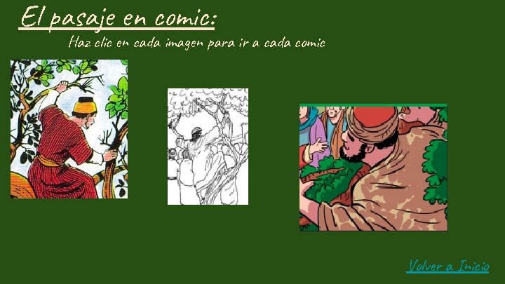 El pasaje en comic: Haz clic en cada imagen para ir a cada comic