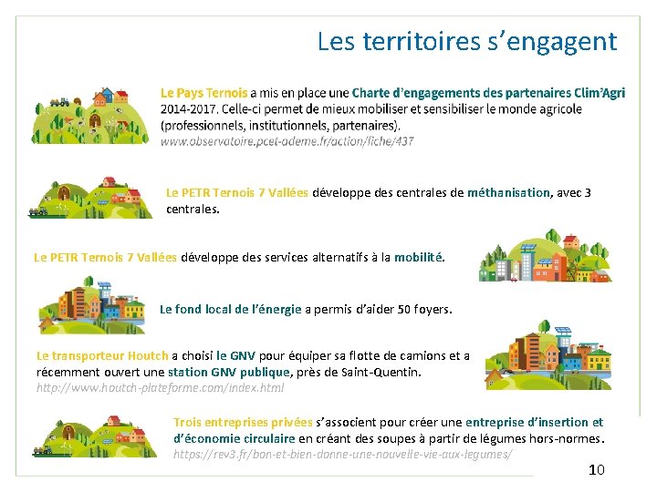 Les territoires s’engagent Le PETR Ternois 7 Vallées développe des centrales de méthanisation, avec