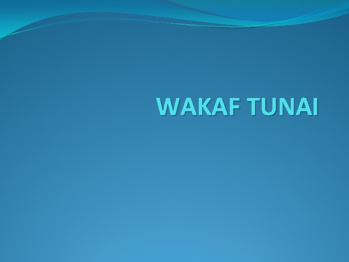 WAKAF TUNAI 